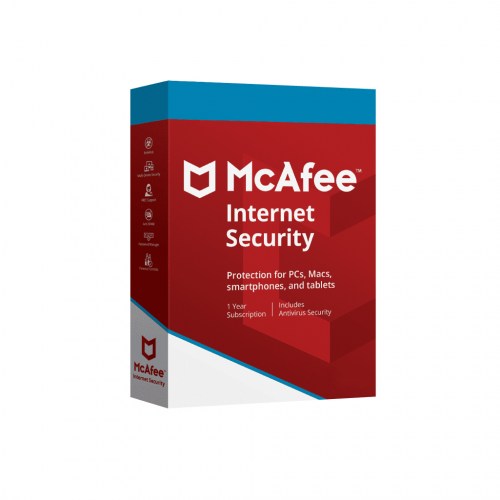 McAfee Internet Security 3 dispositivos por 1 año